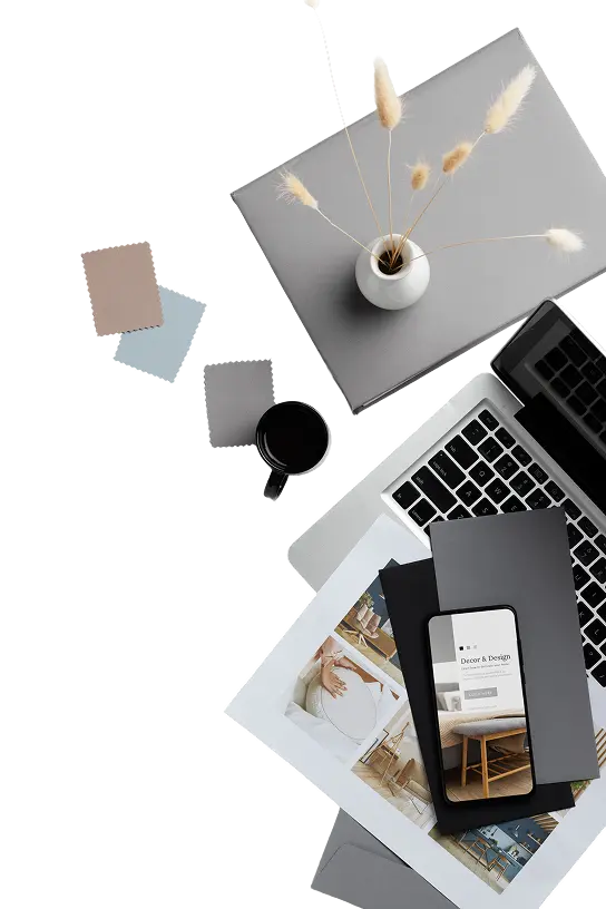 top-view-career-guidance-items-designers 1